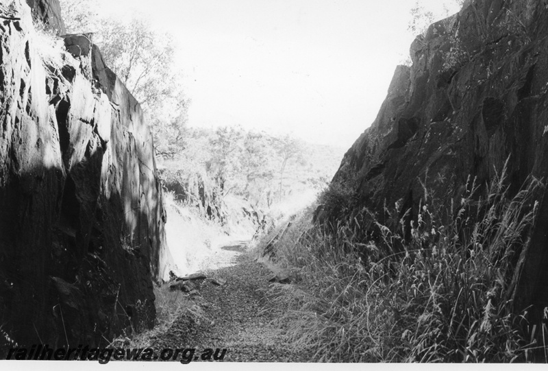 P02636
Trackbed at the exit of the Swan View tunnel on the abandoned ER line
