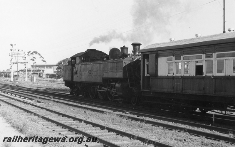 P02637
DD class 592, dual pole bracket signal, Midland, on a suburban passenger train departing Midland
