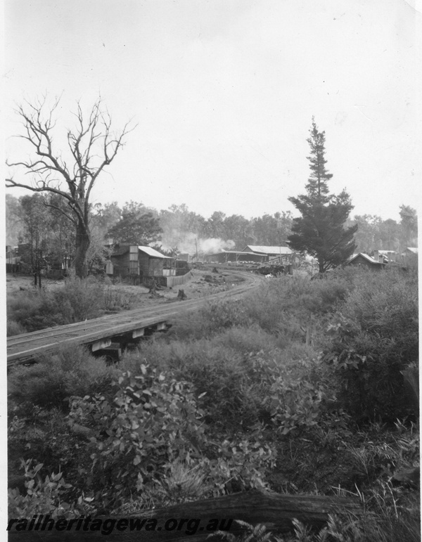 P02878
Hoffman Mill, showing the line curving in towards the mill.
