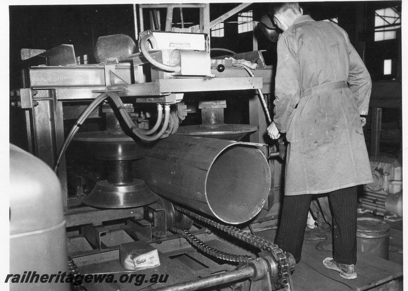 P02922
Boilermaker shop, inside, Midland Workshops.
