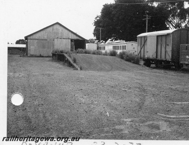 P03225
Goods shed, loading dock, Boyanup, PP line
