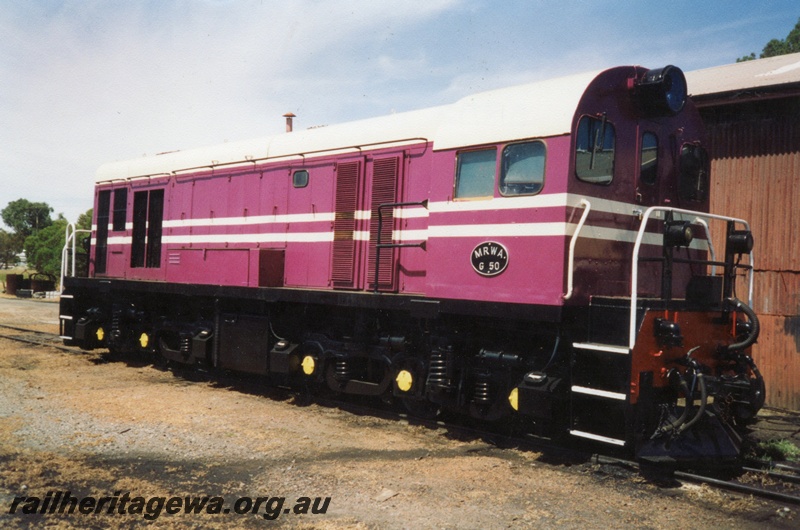 P03288
Ex MRWA G class 50, Pinjarra, SWR line, newly painted in the original livery
