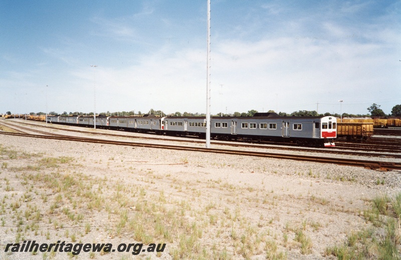 P03358
ADK/ADB class railcar sets, five of in storage at Forrestfield
