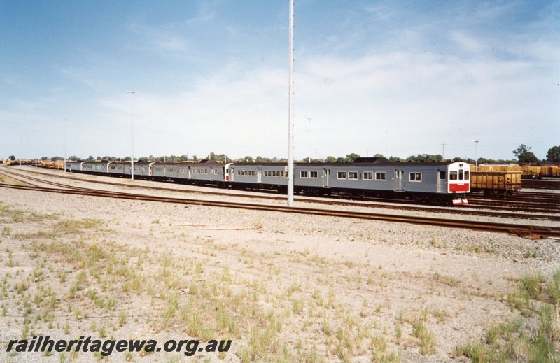 P03358
ADK/ADB class railcar sets, five of in storage at Forrestfield
