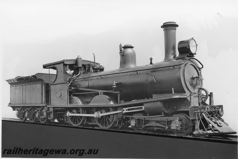 P03414
T class steam locomotive, portrait view. Same as P2781.
