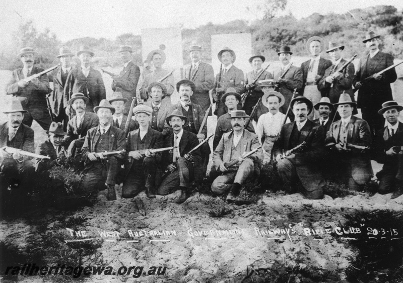 P03458
WAGR Rifle Club, group photo.
