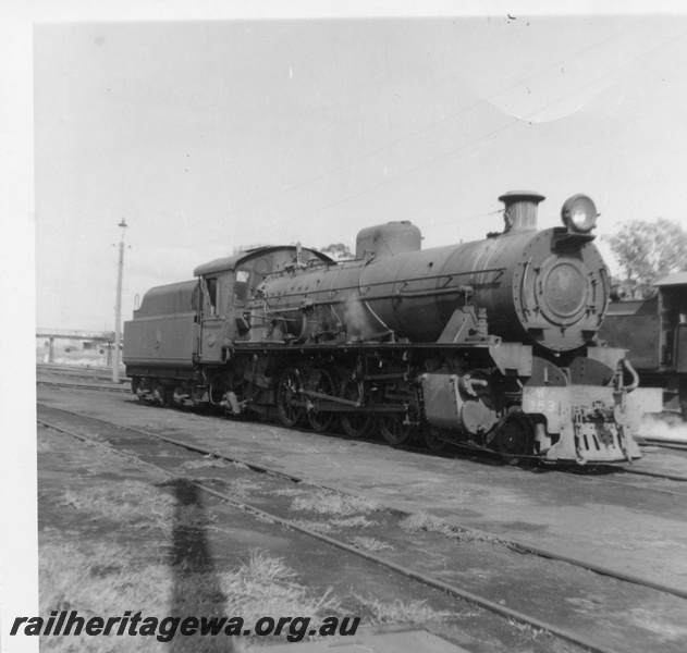 P03600
W class 953, 4-8-2,At East Perth Loco Depot on the ready road
