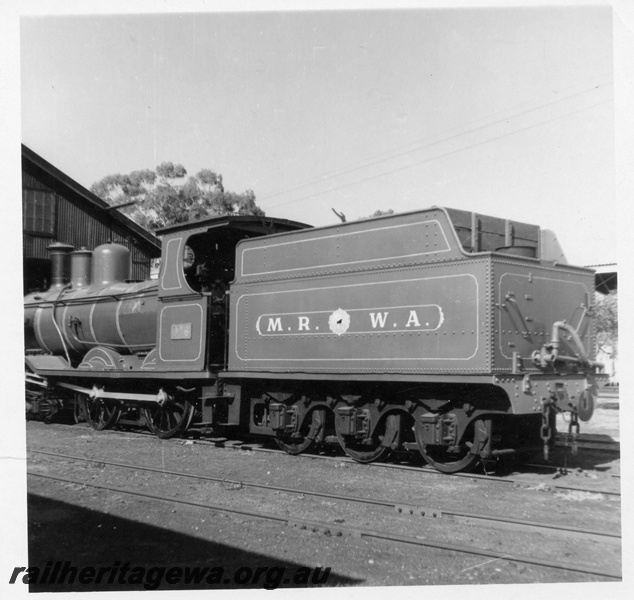 P03610
MRWA B class 6 steam locomotives, side and rear view.
