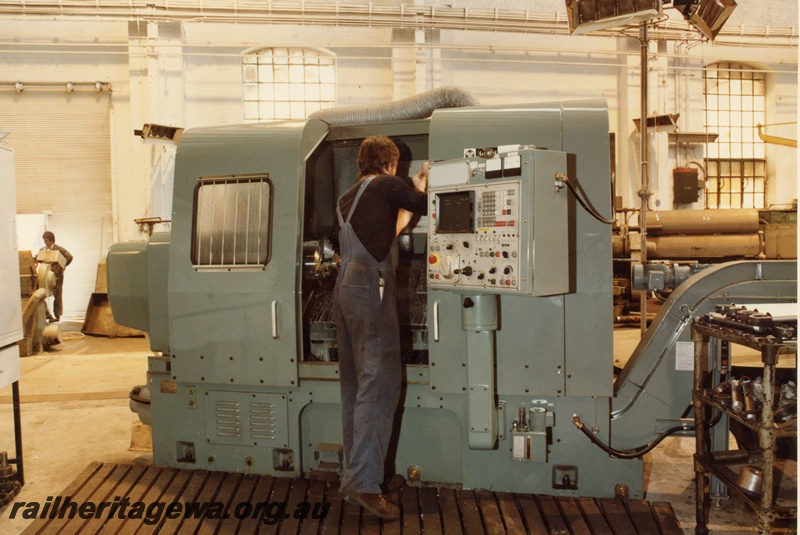 P03842
Numerically controlled lathe, block 3 Midland Workshops
