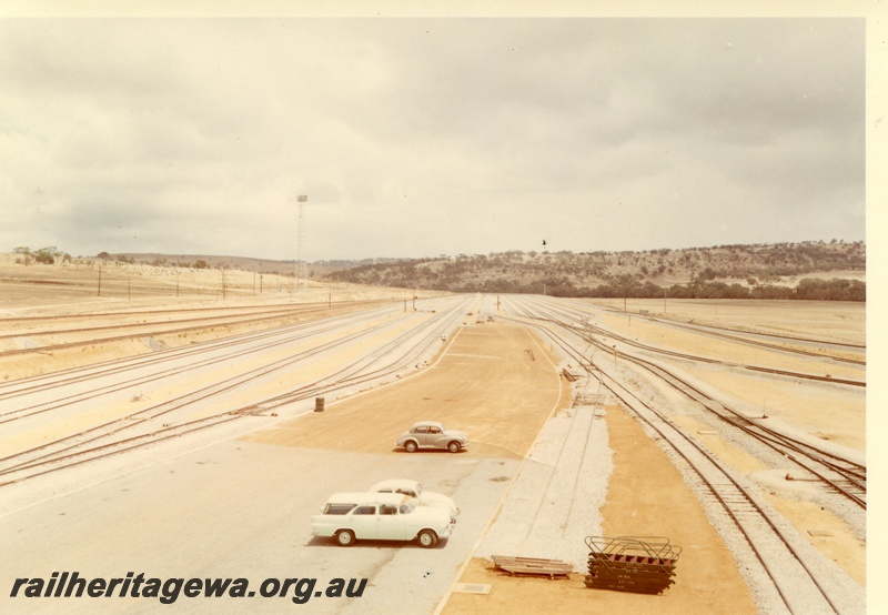 P03976
Elevated view of Avon yard, Avon Valley line.
