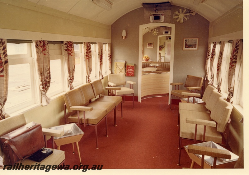 P04155
AYL class 29 lounge carriage. Internal view.
