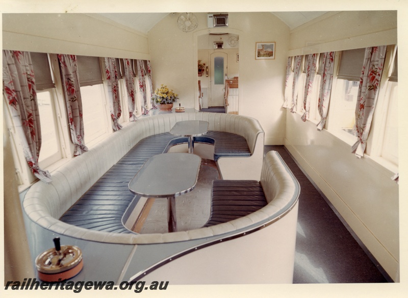 P04156
AYL class 28 lounge carriage. Internal view.
