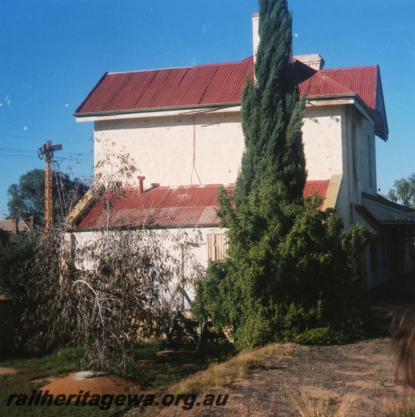 P04224
Walkaway Railway Station, W line, view from Hotham Valley steam special
