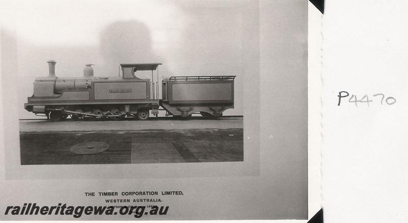 P04470
Copy print of Timber Corporation loco 