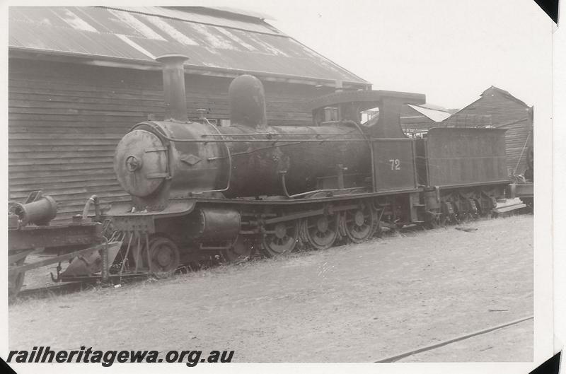 P04600
Millars loco No.72 at Yarloop
