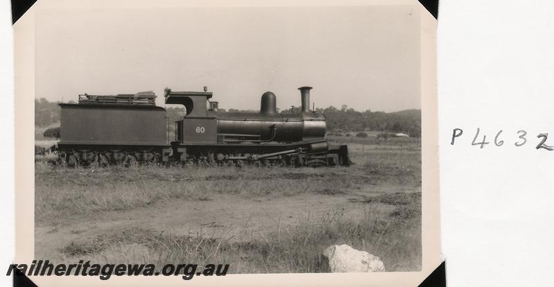 P04632
Millars loco No.60 at Wokalup, side view
