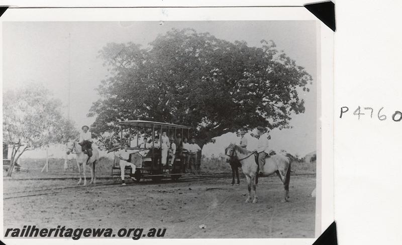 P04760
Horse drawn rail vehicle, Derby jetty tramway
