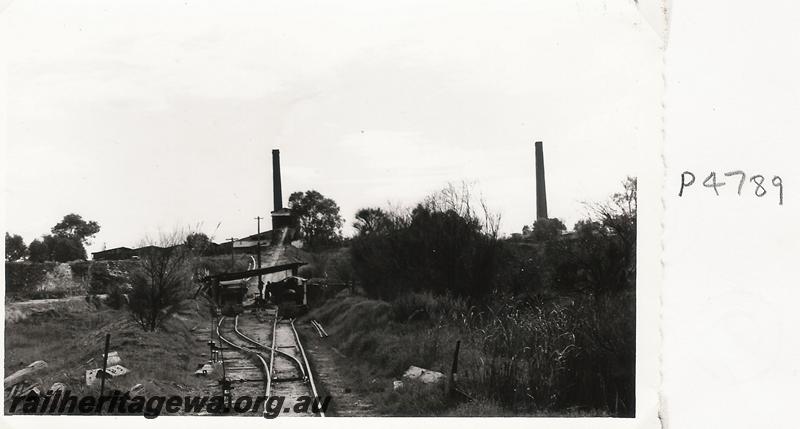 P04789
Maylands Brickworks incline track to unloader.
