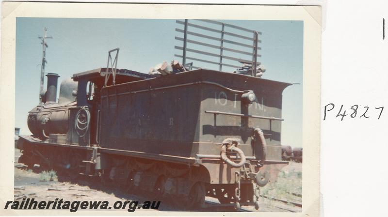 P04827
Lakewood Firewood Co. G class loco, rear view of tender.
