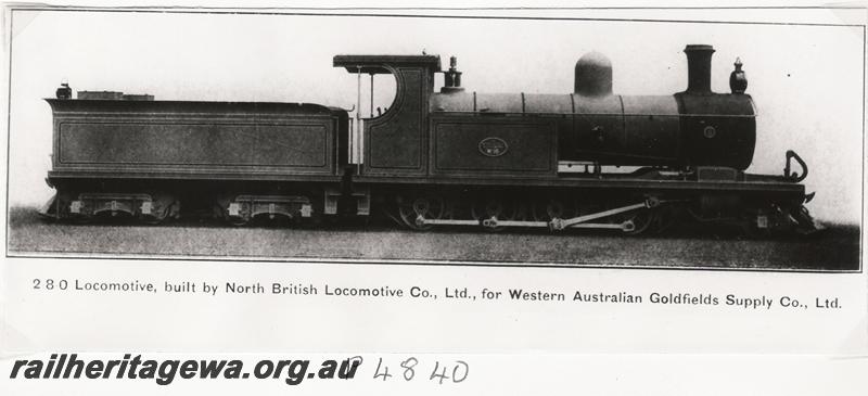 P04840
Western Australian Goldfields Supply Co. loco 