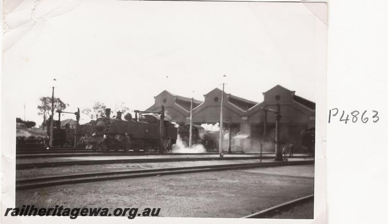 P04863
DD class or DM class, loco shed, East Perth Loco Depot 
