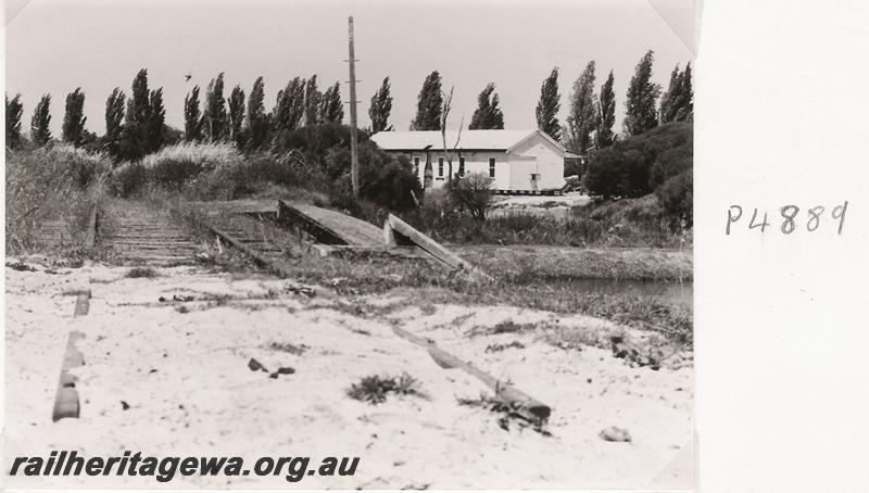 P04889
Station building, Busselton, being restored on new site
