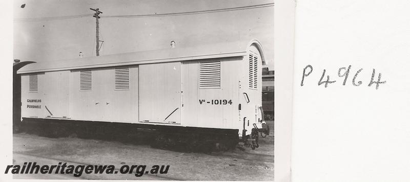 P04964
VB class 10194 louvered bogie van
