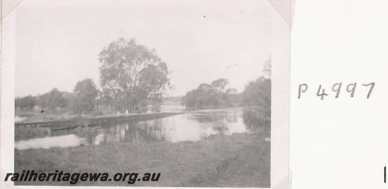 P04997
Mayonup Road Bridge, near Boyup Brook, DK line, flooded
