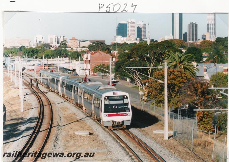 P05027
Electric railcars, A Series 335, Mount Lawley
