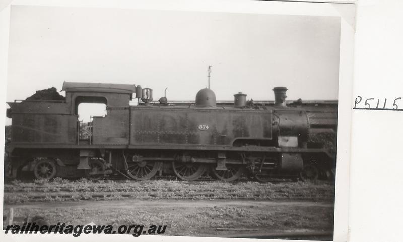 P05115
DS class 374, Midland loco depot, side view
