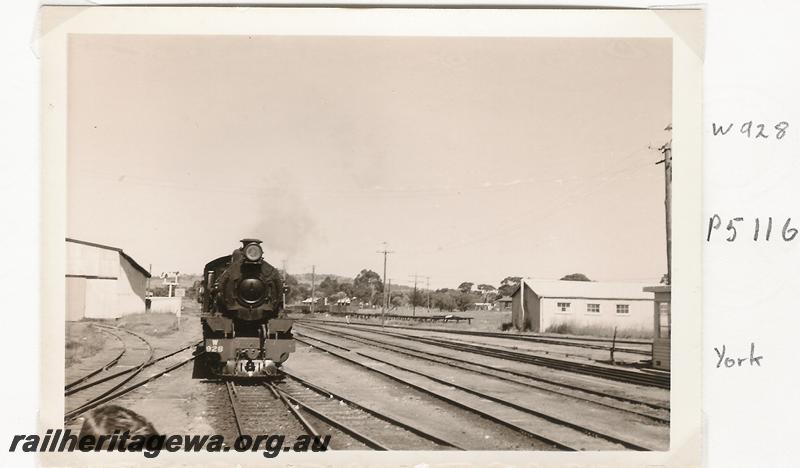 P05116
W class 928, station yard, York, GSR line

