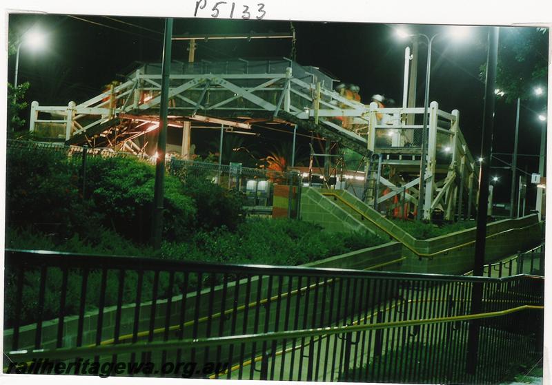 P05133
Footbridge, West Leederville station, before demolition
