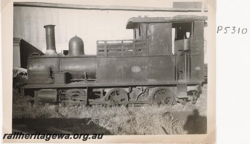 P05310
H class 18, Bunbury, possibly on the ARHS visit
