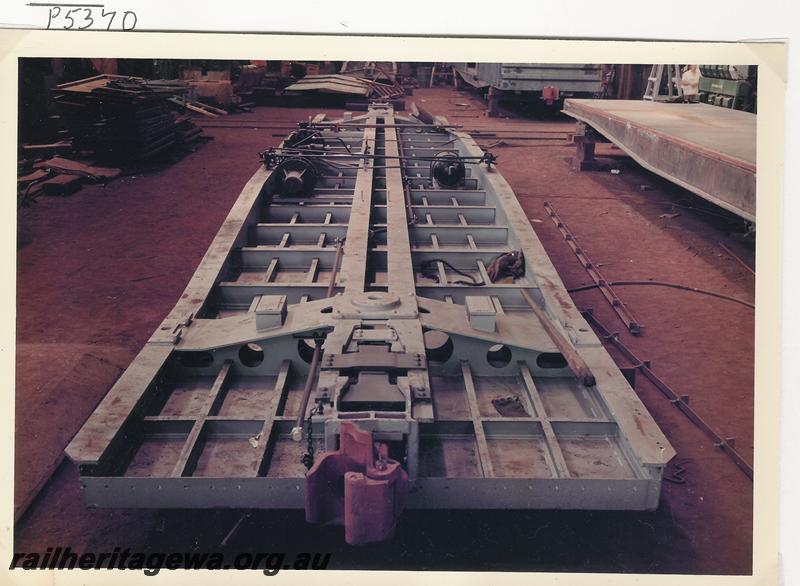 P05370
WVX class standard gauge van, (later reclassified to WBAX class), under construction at the Midland Workshops, set of 4 photos
