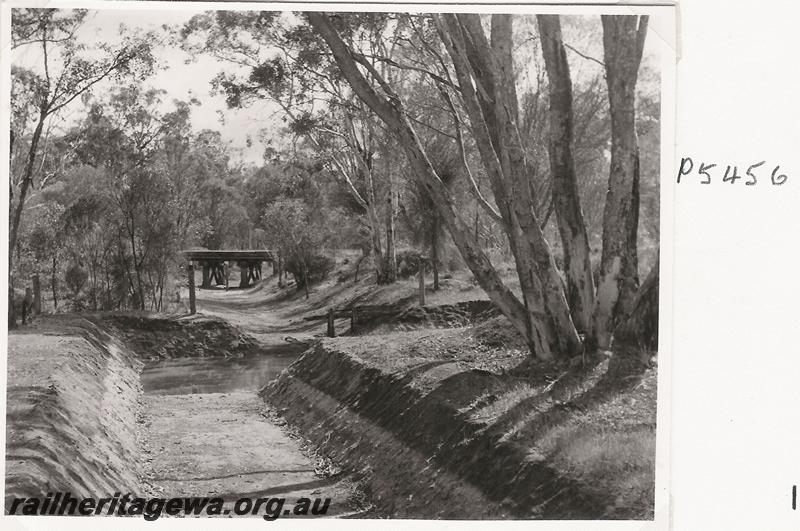 P05456
Trestle bridge, channelled water course, near Narrogin
