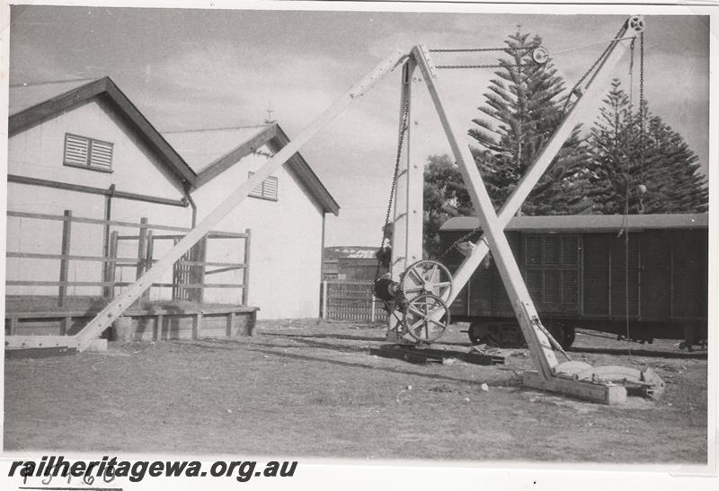 P05460
Yard crane, goods shed, Esperance, CE line.
