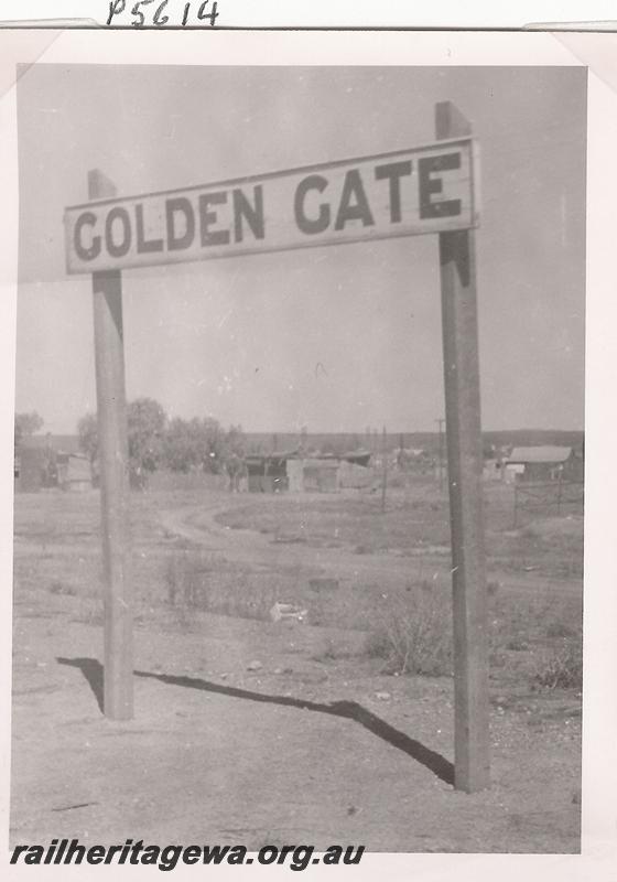 P05614
Visit by the Vic Div of the ARHS, station nameboard, Golden Gate, B line
