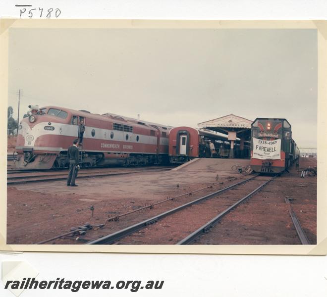 P05780
Commonwealth Railways (CR) GM class 41, AA class 1516, Kalgoorlie Station, EGR line, the last 