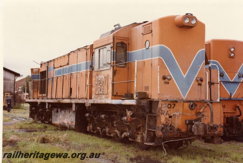 P05865
RA class 1907, Midland Workshops, collision damage to end of short hood
