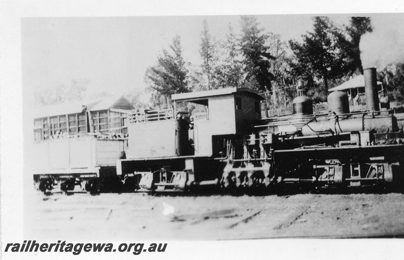 P05942
Millars Shay loco, East Kirup, side view, same as P4637
