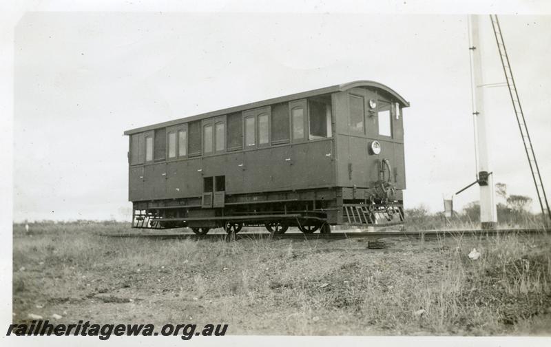 P06234
AO class 431 petrol rail motor, Kalgoorlie/Boulder, side and front view
