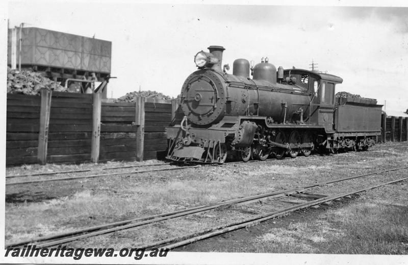 P06281
MRWA D class 20, water tower, Midland Junction, front and side view.
