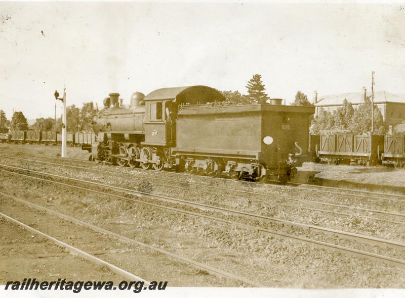 P06297
F class 278, East Perth, tender rear and side view
