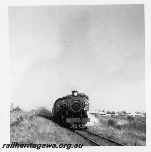 P06385
PM class 718, arriving at Bunbury, SWR line, on No.176 goods train from Collie
