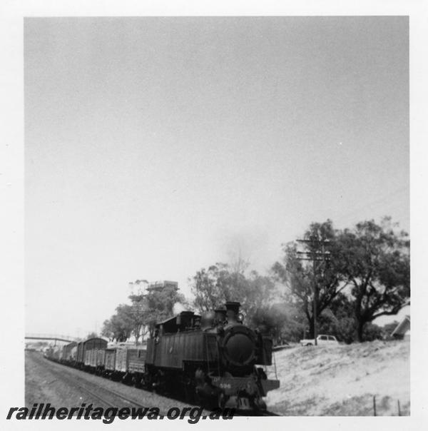 P06436
DD class 596, East Perth, suburban goods with an ADA railcar trailer near the end of the train
