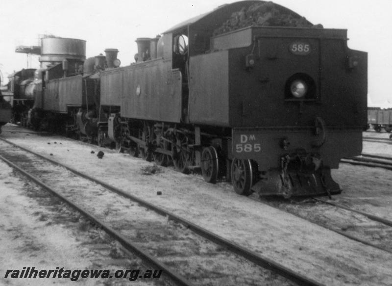 P06437
DM class 585, Midland loco depot, side and bunker end view
