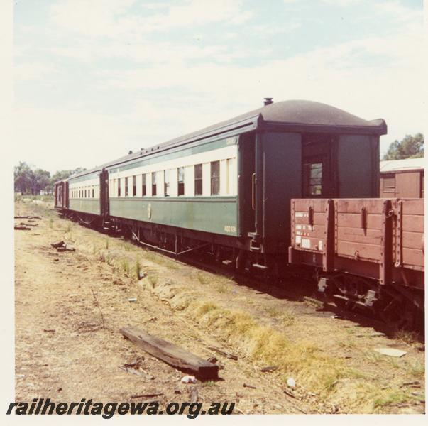 P06444
AQZ class carriages attached to No.104 goods train, ARHS outing to Collie
