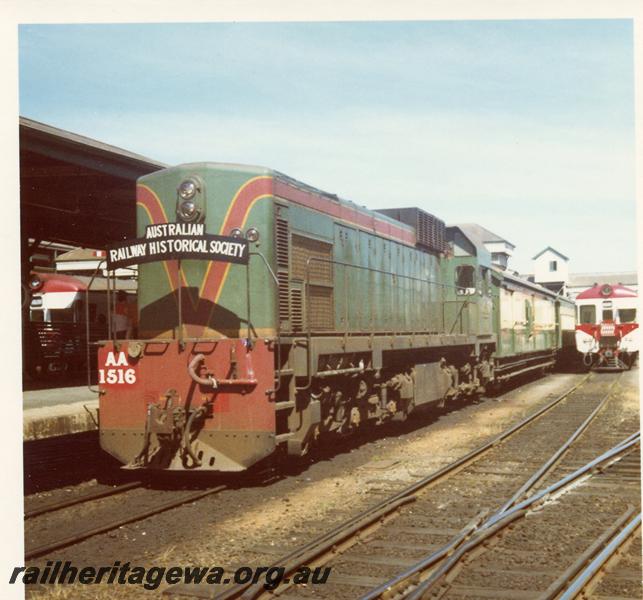 P06455
AA class 1516, Perth station, about to depart with ARHS tour train to Collie.
