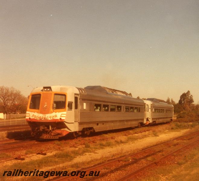 P06526
Two car Prospector set, departing Perth Terminal.
