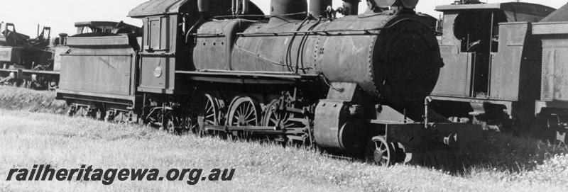 P06603
ES class 293, Midland graveyard, side and front view. B class loco in background
